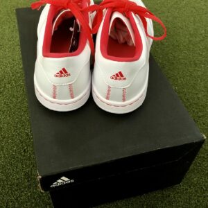 Adidas JR adicross V Junior's Spikeless Golf Shoe Size 6.5M White/Pink