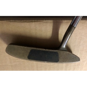 Used Right Handed Odyssey Dual Force 220 34" Brass Putter Golf Club