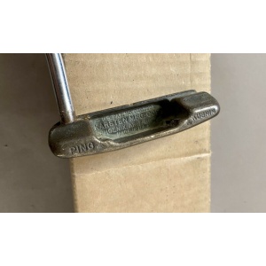 Used Right Handed Ping Karsten Kushin 35.5" Putter Steel Golf Club Yonex Grip