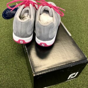Brand New In Box FootJoy Leisure Women's Spikeless Golf Shoe Size 5.5M Grey/Pink