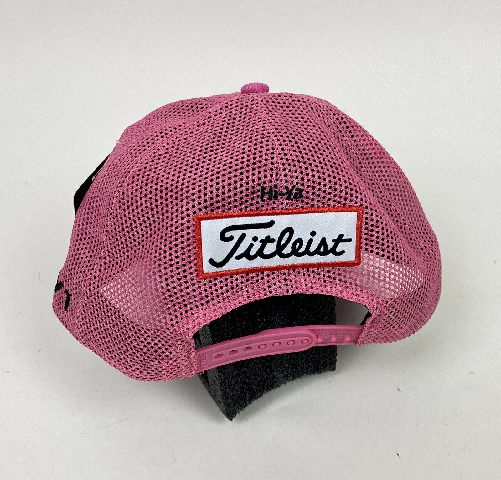 Titleist Pro V1 Hi-Ya Tour Issued Hat Pink/Magenta SnapBack Black  Embroidery · SwingPoint Golf®