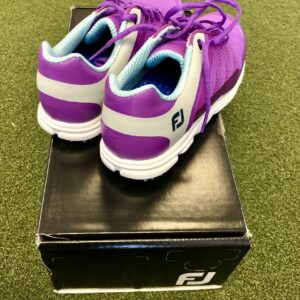 Brand New In Box FootJoy Sport SL Women's Golf Shoe Size 6M Purple/Grey/Blue