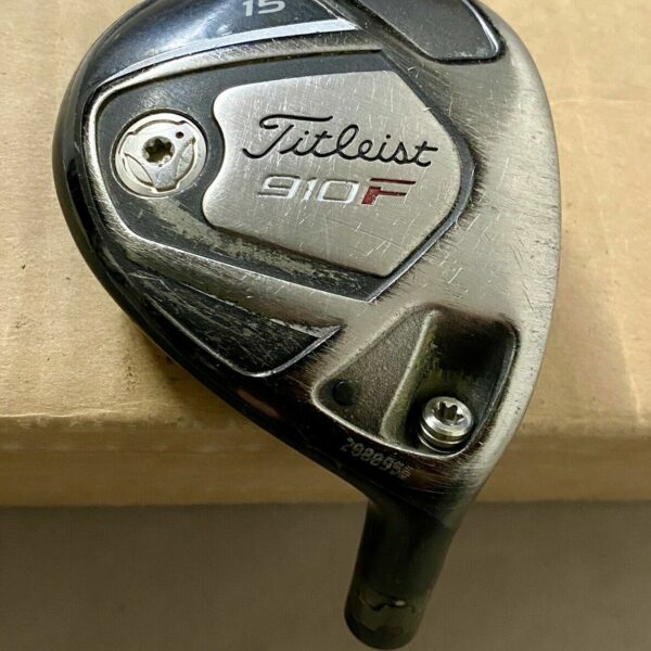 Used Right Handed Titleist 910F Fairway 3 Wood 15* HEAD ONLY Golf