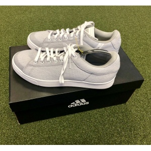 Adidas JR adicross classic Junior's Spikeless Golf Shoe Size 6.5M Gray/White