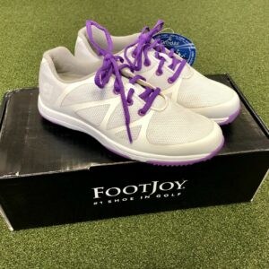 Brand New FootJoy Leisure Women's Spikeless Golf Shoe Size 5M White/Purple