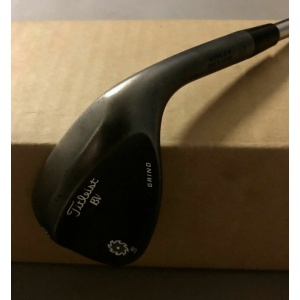Titleist Vokey SM5 Raw Black L Grind Wedge 58*-04 Wedge Flex Steel Golf Club