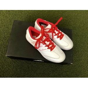 Brand New Adidas JR adicross V Junior's Spikeless Golf Shoe Size 3M White/Pink