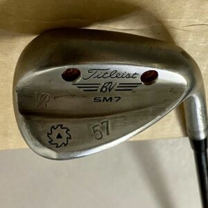 Customized RH Titleist Vokey SM7 Wedge 57* Tour Issue S400 Stiff