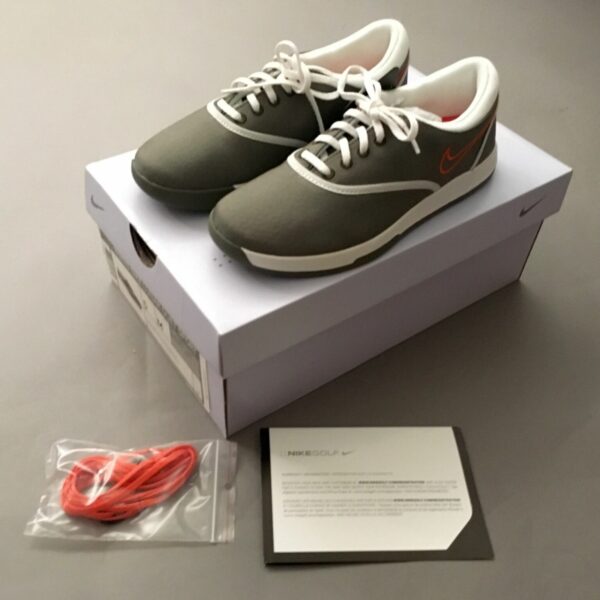 In Box Nike Lunar Duet Women's Golf Shoe 5M Gray/White/Orange · SwingPoint Golf®