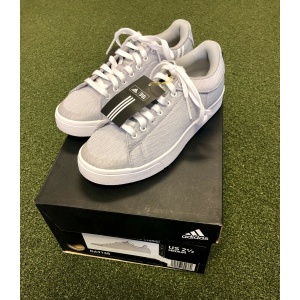 Adidas-JR-adicross-classic-Juniors-Spikeless-Golf-Shoe-Size-25M-GrayWhite-202681903189