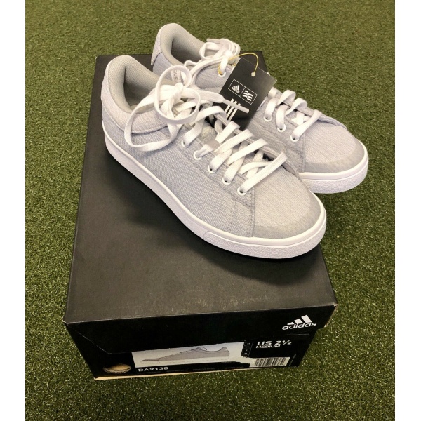 curso marcador Hacer bien Adidas JR adicross classic Junior's Spikeless Golf Shoe Size 2.5M  Gray/White · SwingPoint Golf®