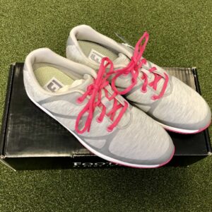Brand New In Box FootJoy Leisure Women's Spikeless Golf Shoe Size 9M Grey/Pink