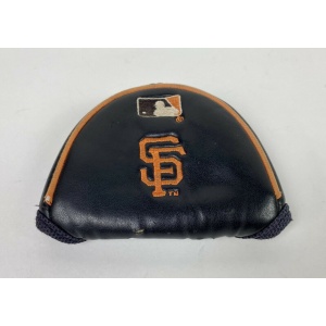 Used MLB San Francisco Giants Embroidered Putter Golf Club Headcover 5.5" X 4"