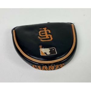 Used MLB San Francisco Giants Embroidered Putter Golf Club Headcover 5.5" X 4"