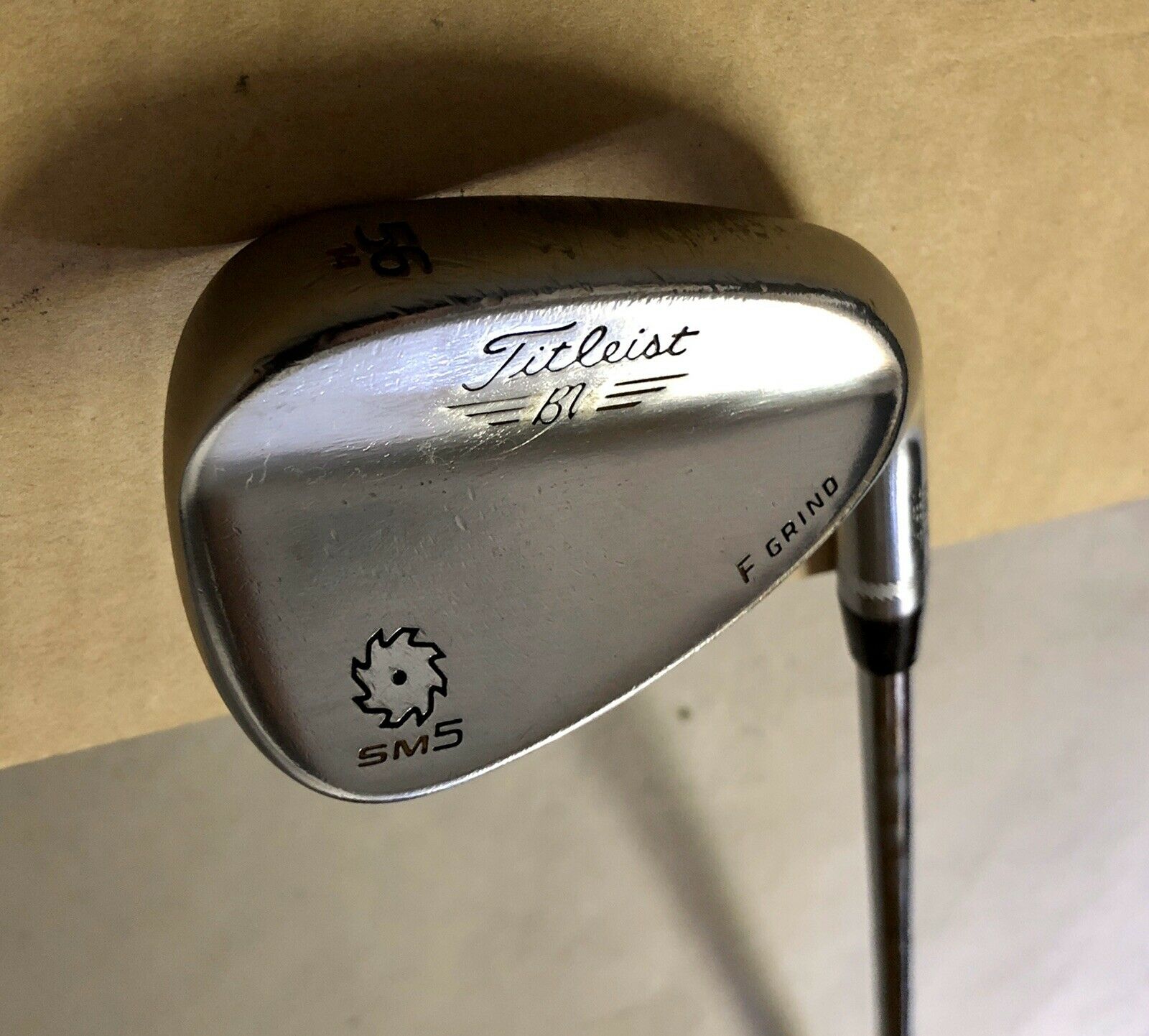 Titleist Vokey SM5 Tour Chrome F Grind Wedge 56*-11 S200 Stiff Flex Steel  Golf